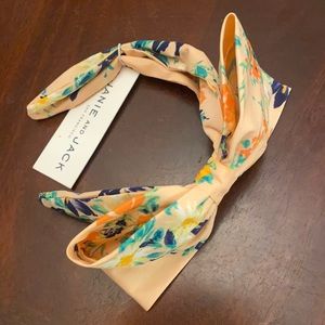 Janie & Jack Peach Floral Headband